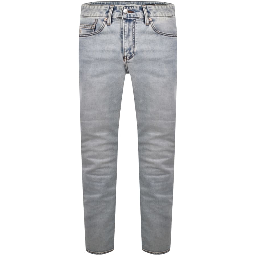 Image number 2 for Armani Exchange J14 Slim Fit Jeans Blue