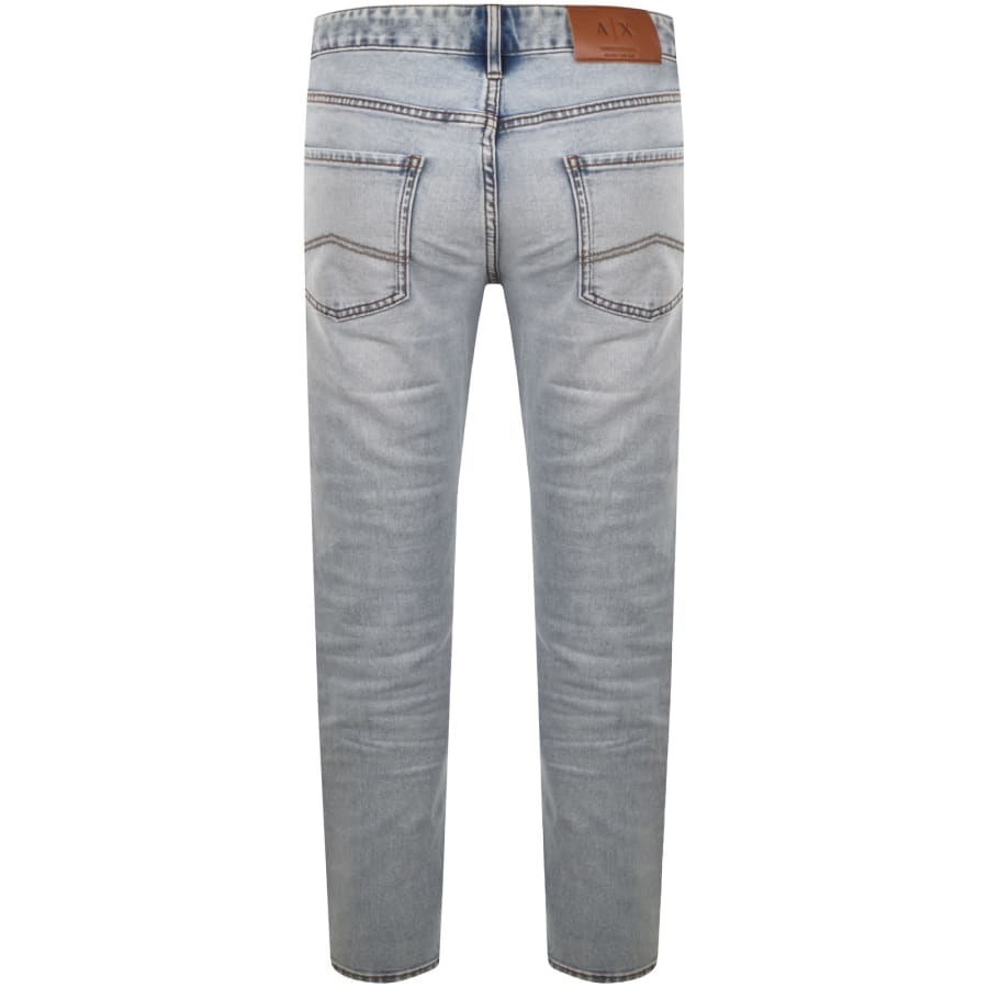Image number 3 for Armani Exchange J14 Slim Fit Jeans Blue