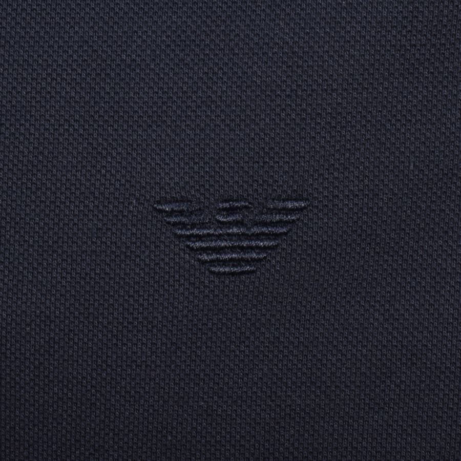 Image number 3 for Emporio Armani Short Sleeved Polo T Shirt Navy