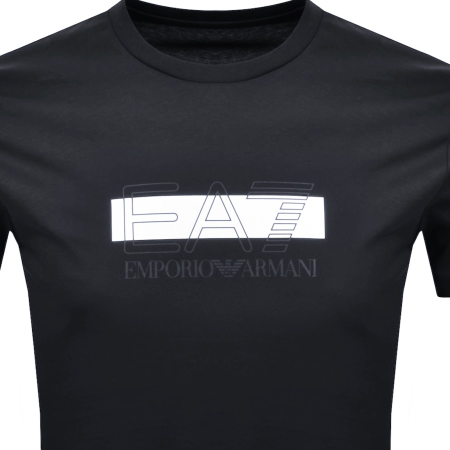 Image number 3 for EA7 Emporio Armani Logo T Shirt Navy