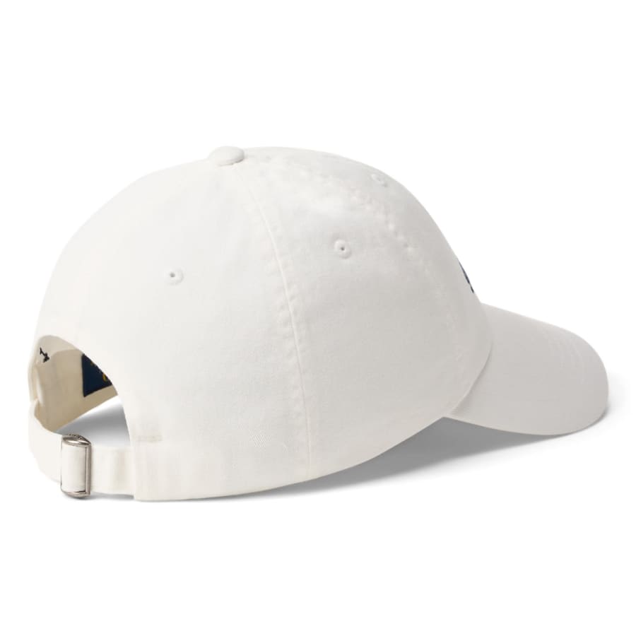 Image number 3 for Ralph Lauren Woven Baseball Cap White