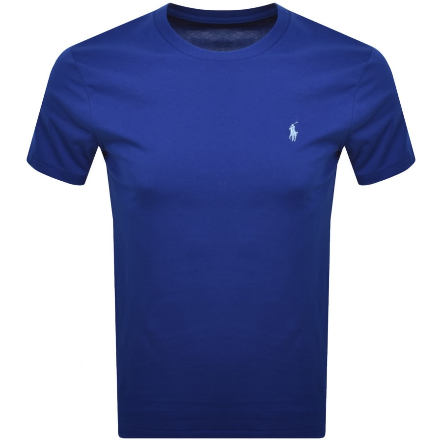 Image number 1 for Ralph Lauren Short Sleeve Slim Fit T Shirt Blue