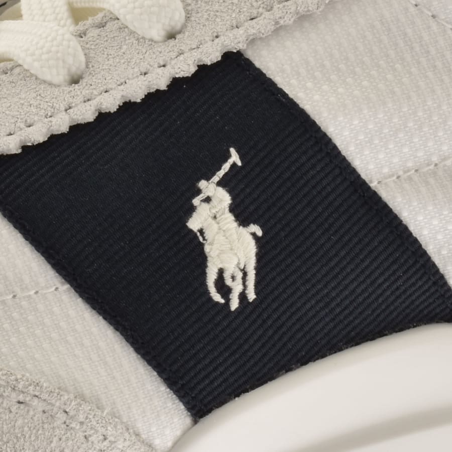 Image number 4 for Ralph Lauren TRN 89 Rib Trainers White