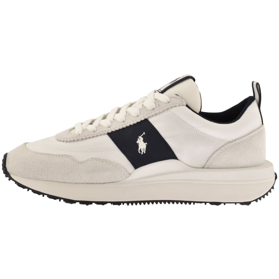 Image number 1 for Ralph Lauren TRN 89 Rib Trainers White