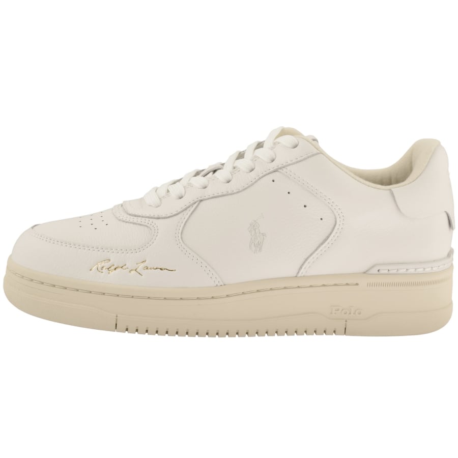 Image number 1 for Ralph Lauren Masters Trainers White