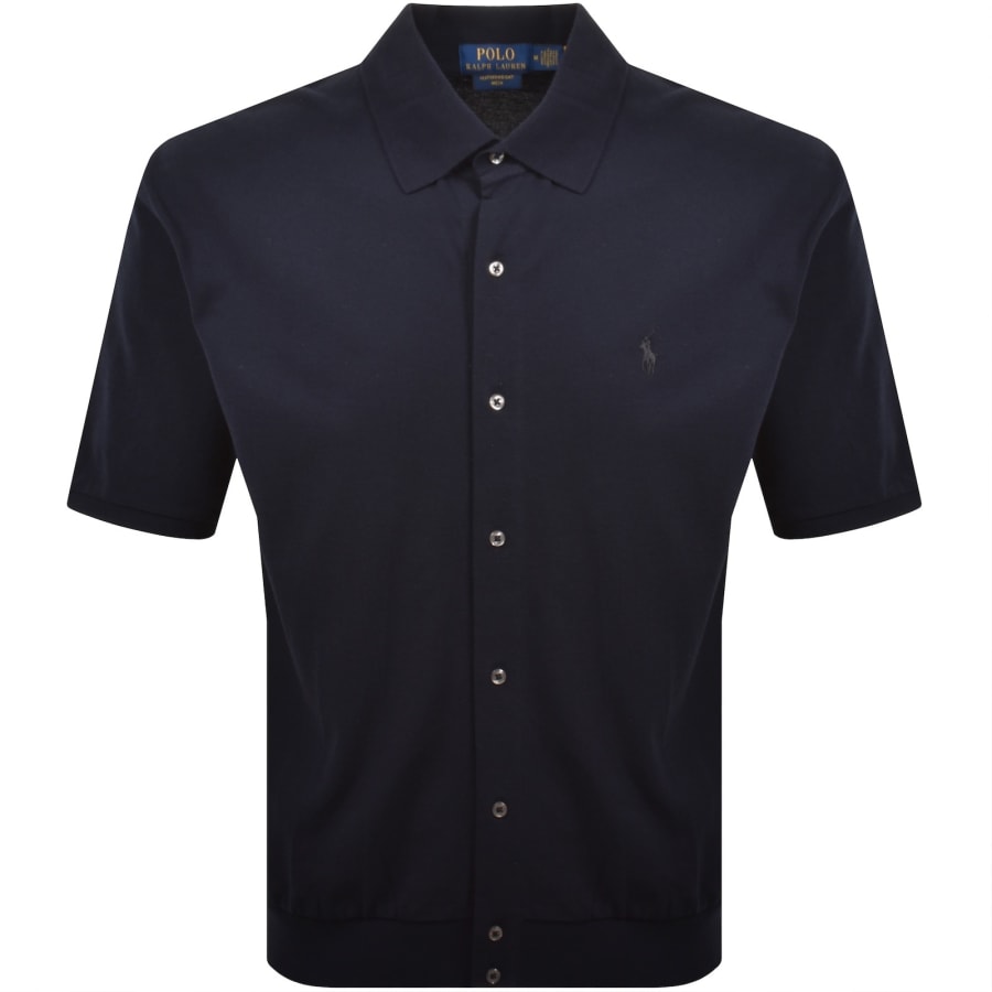 Image number 1 for Ralph Lauren Short Sleeve Sport Shirt Navy