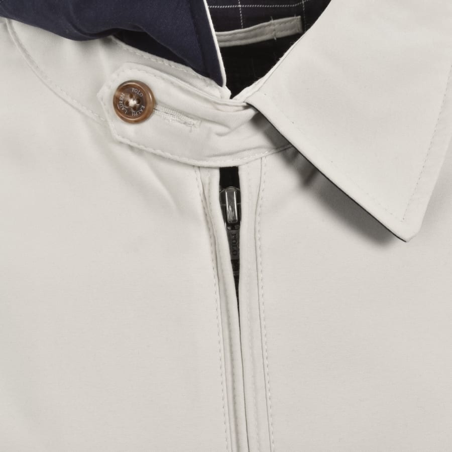 Image number 4 for Ralph Lauren Windbreaker Jacket Beige