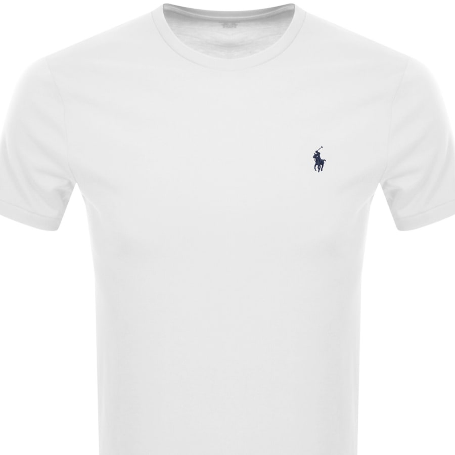 Image number 2 for Ralph Lauren Crew Neck Slim Fit T Shirt White
