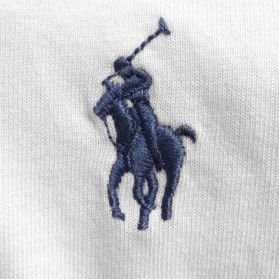 Image number 3 for Ralph Lauren Crew Neck Slim Fit T Shirt White