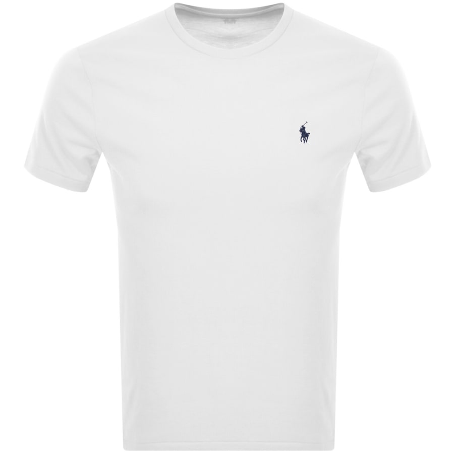 Image number 1 for Ralph Lauren Crew Neck Slim Fit T Shirt White