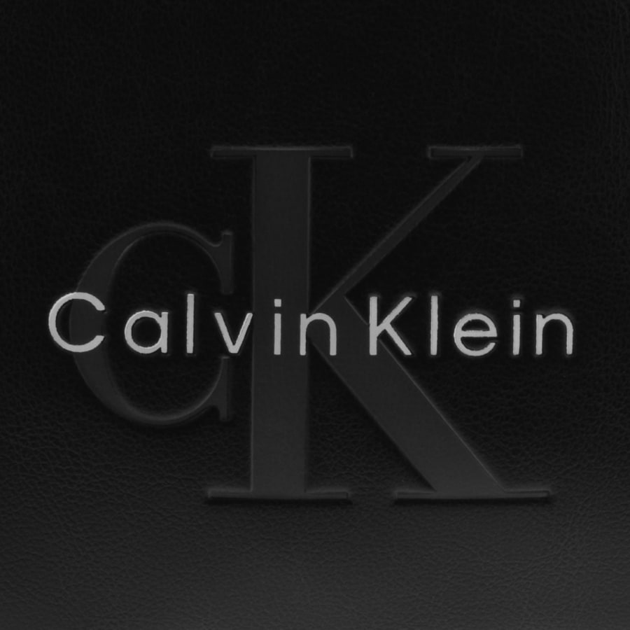 Image number 4 for Calvin Klein Webbing Reporter Bag Black