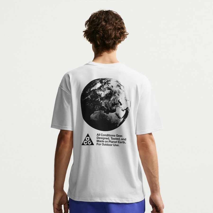 Image number 5 for Nike ACG Camp Summit T Shirt White