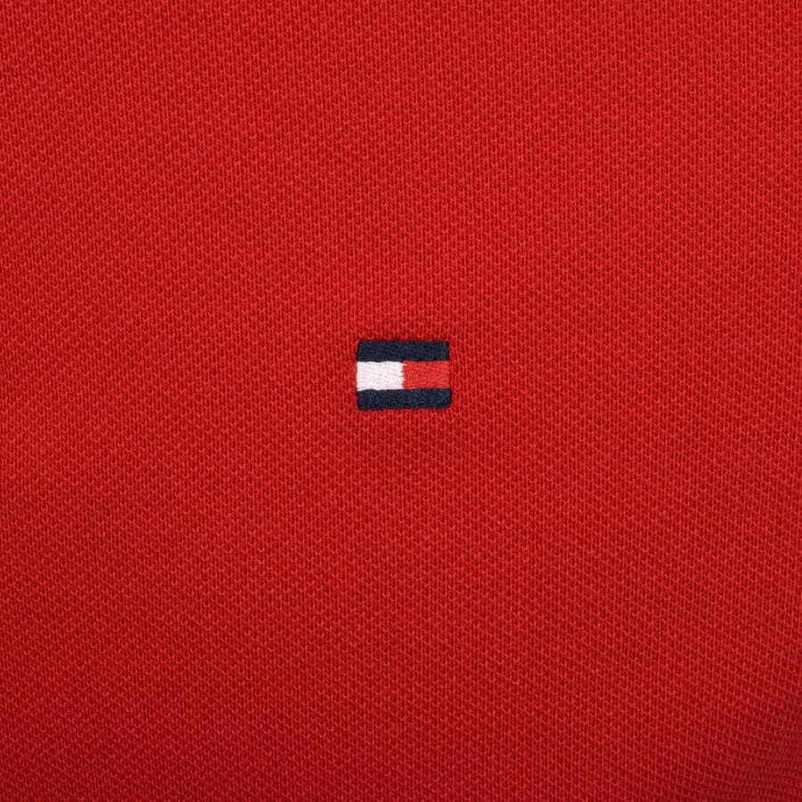 Image number 3 for Tommy Hilfiger Short Sleeved Polo Red