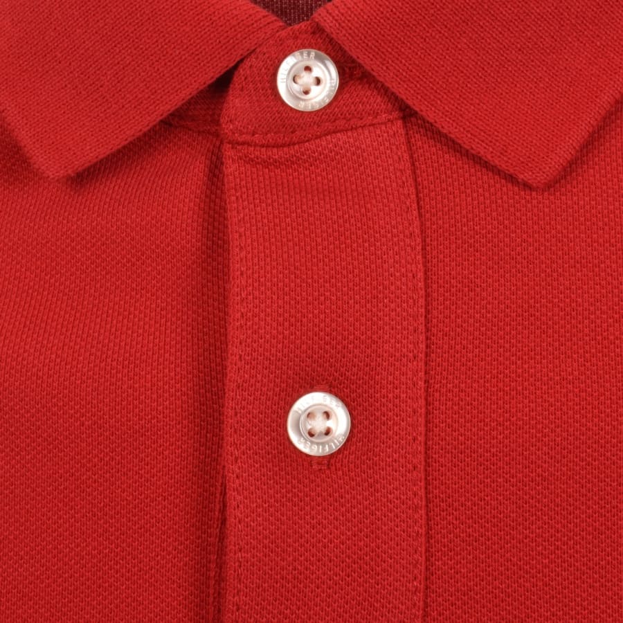 Image number 4 for Tommy Hilfiger Short Sleeved Polo Red