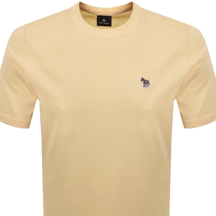 Image number 2 for Paul Smith Short Sleeve Zebra T Shirt Yellow