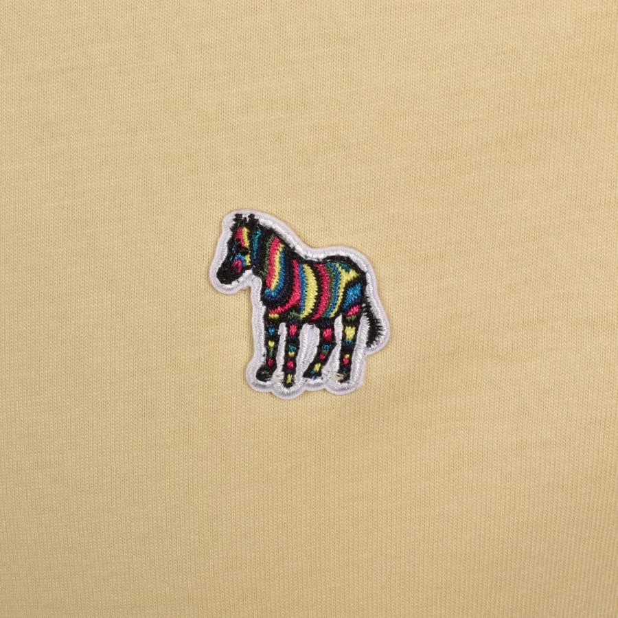 Image number 3 for Paul Smith Short Sleeve Zebra T Shirt Yellow
