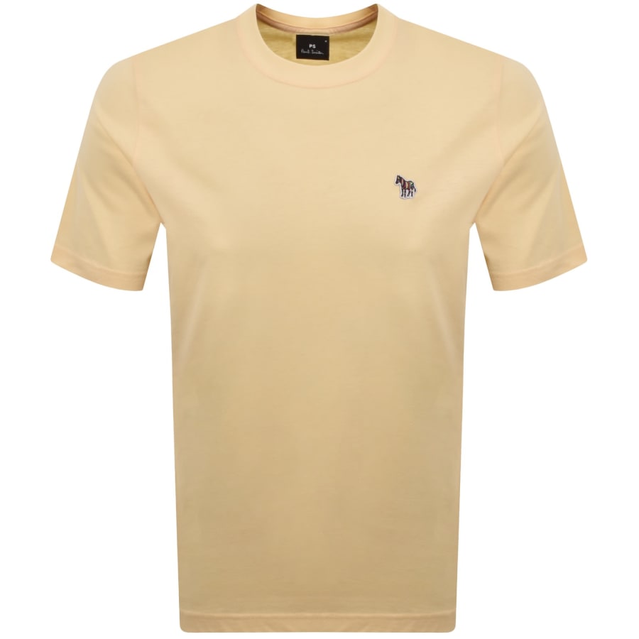 Image number 1 for Paul Smith Short Sleeve Zebra T Shirt Yellow