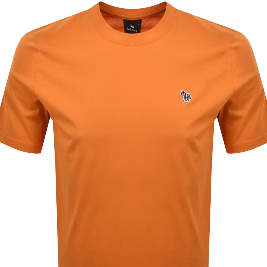 Image number 2 for Paul Smith Short Sleeve Zebra T Shirt Orange