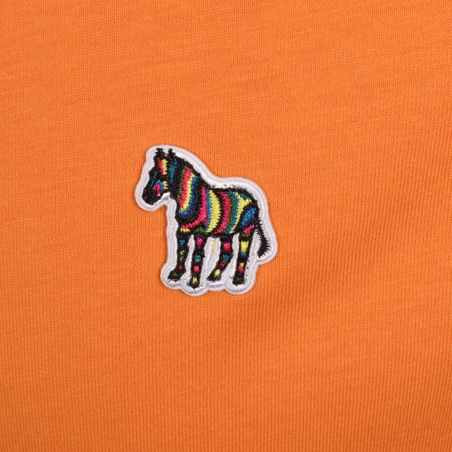 Image number 3 for Paul Smith Short Sleeve Zebra T Shirt Orange