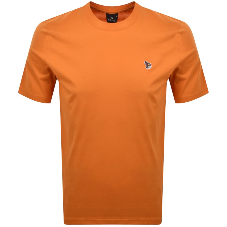 Image number 1 for Paul Smith Short Sleeve Zebra T Shirt Orange