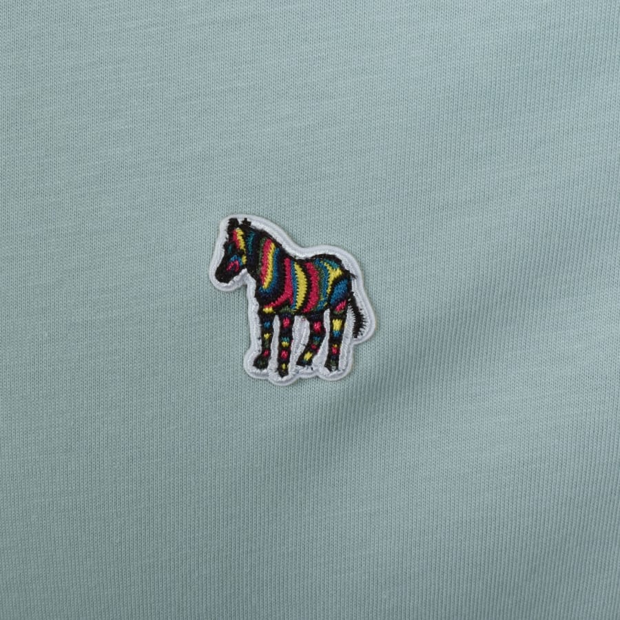 Image number 3 for Paul Smith Short Sleeve Zebra T Shirt Blue