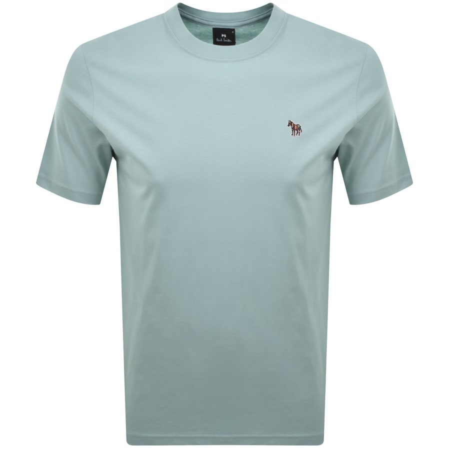Image number 1 for Paul Smith Short Sleeve Zebra T Shirt Blue