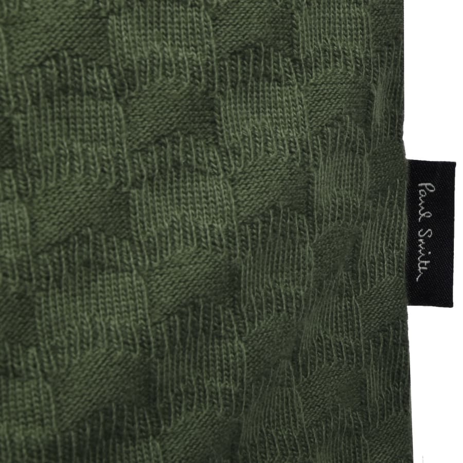 Image number 3 for Paul Smith Button Front Polo Shirt Green