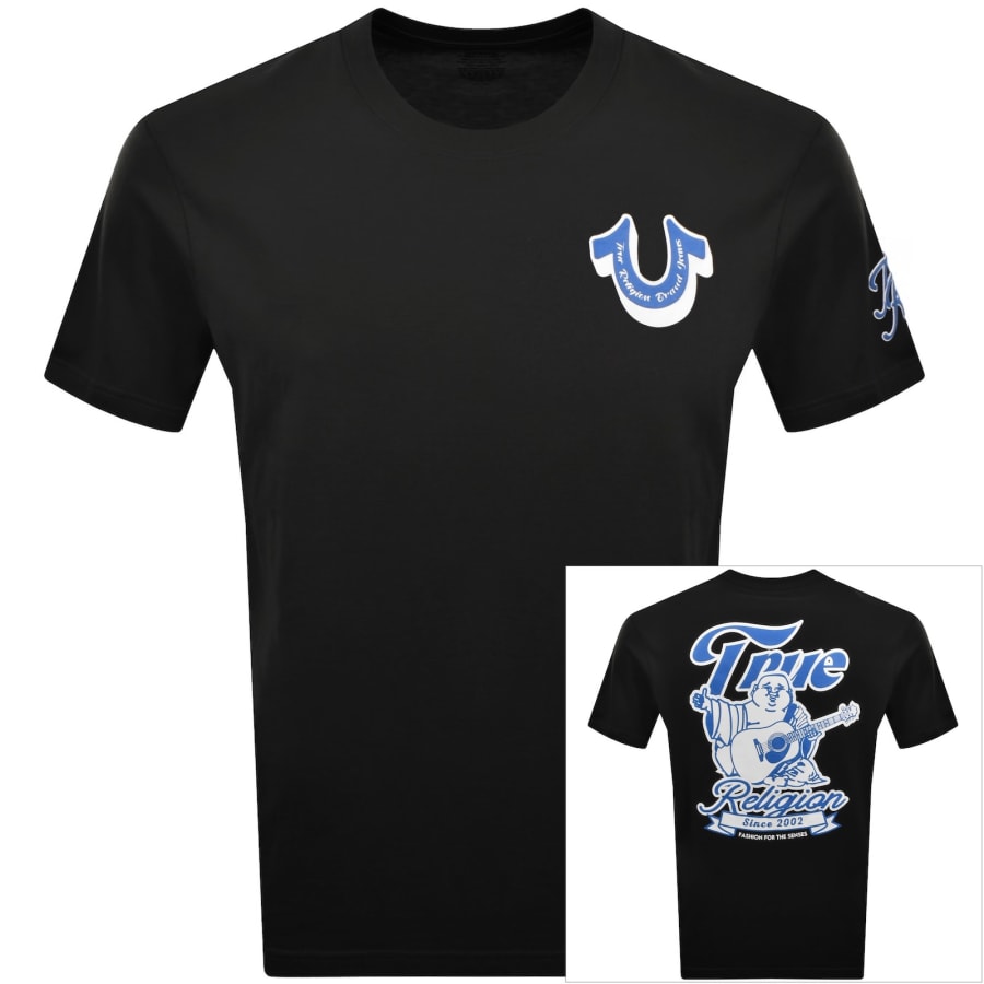 Image number 1 for True Religion Super Logo T Shirt Black