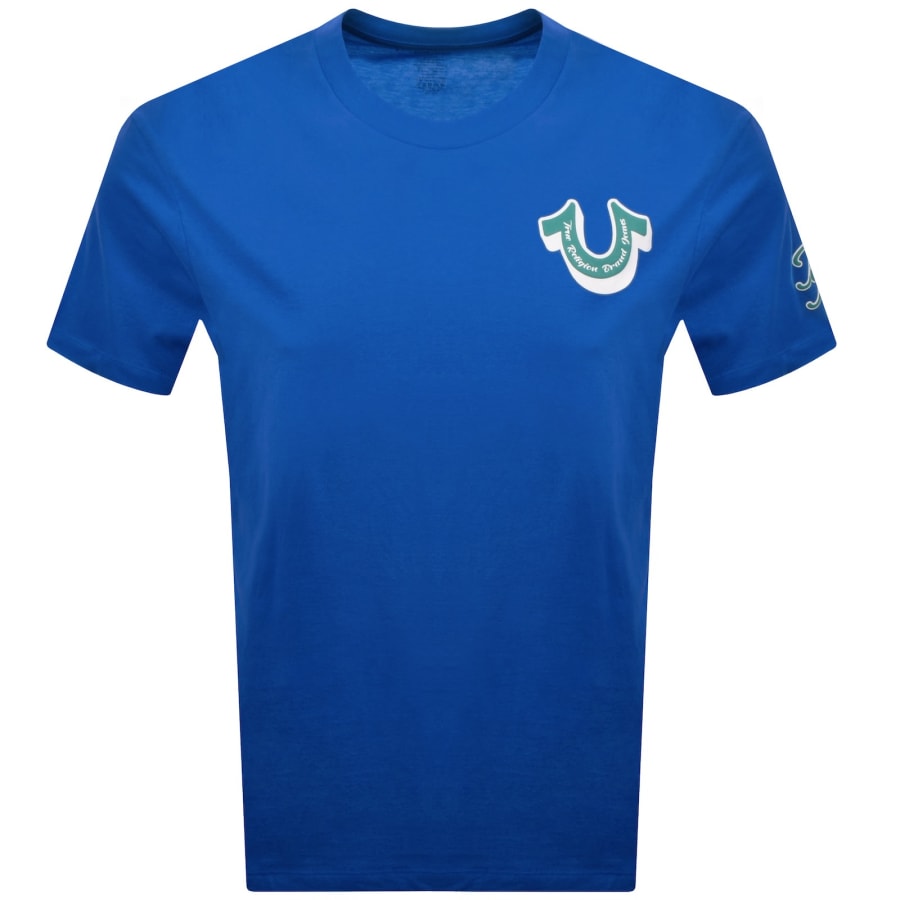 Image number 2 for True Religion Super Logo T Shirt Blue