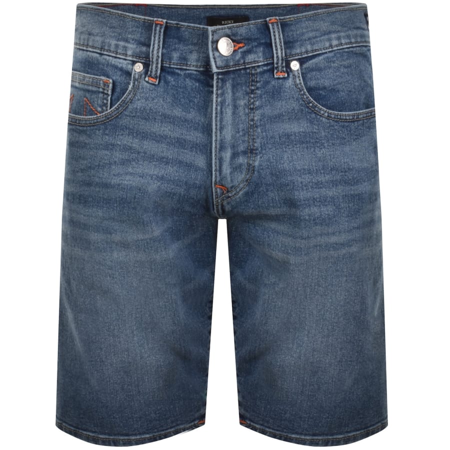 Image number 2 for True Religion Ricky No Flap Shorts Blue