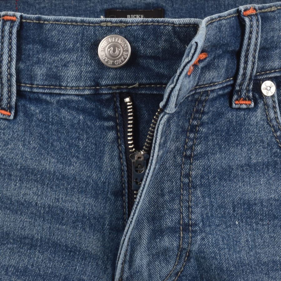 Image number 5 for True Religion Ricky No Flap Shorts Blue