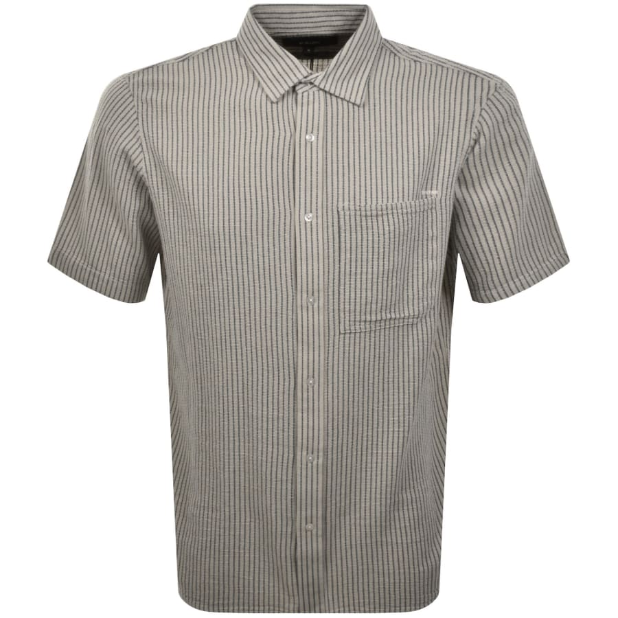 Image number 1 for G-Star Pocket Short Sleeve Shirt Beige
