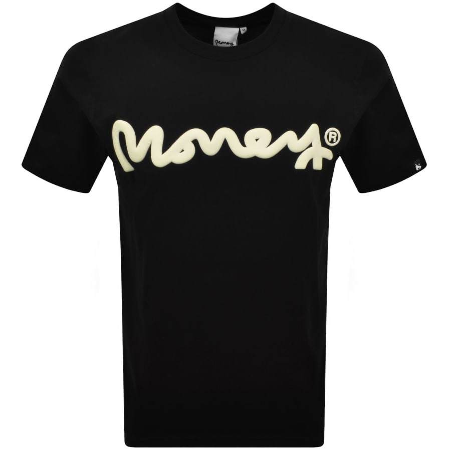 Image number 2 for Money Sig Puff T Shirt Black