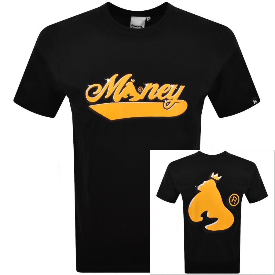 Image number 1 for Money Gold Flex T Shirt Black