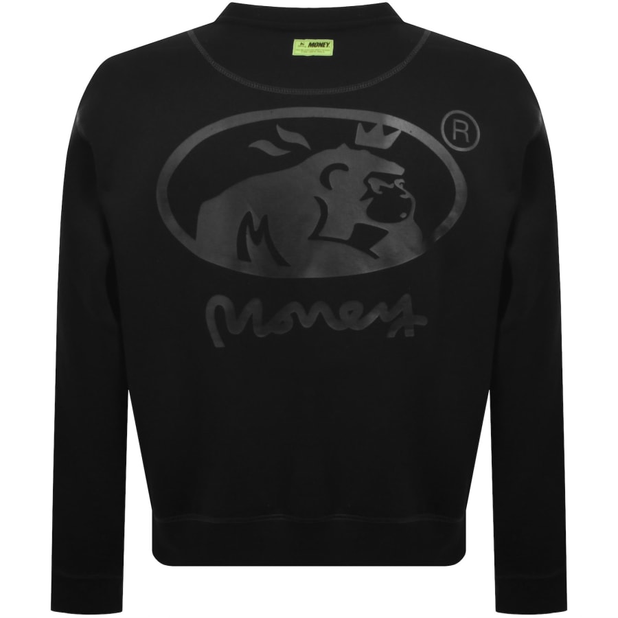Image number 5 for Money Ape Crew Sweatshirt Black