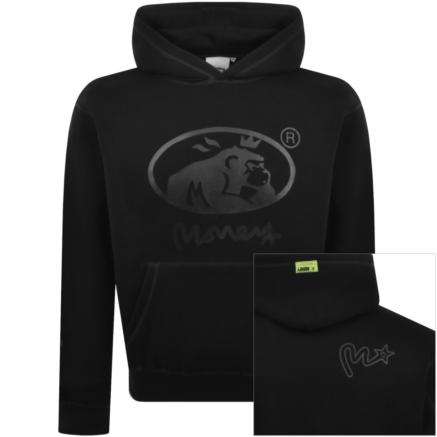 Image number 1 for Money Total Ape Hoodie Black