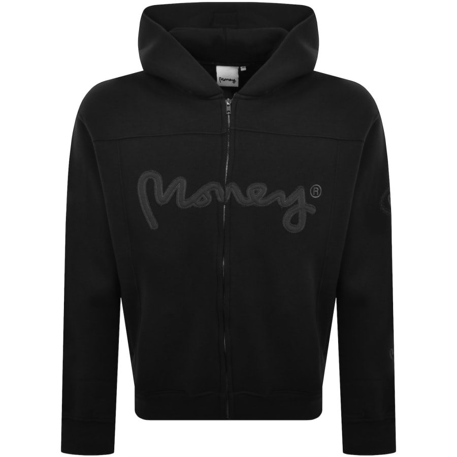 Image number 2 for Money Sig Ape Zip Hoodie Black