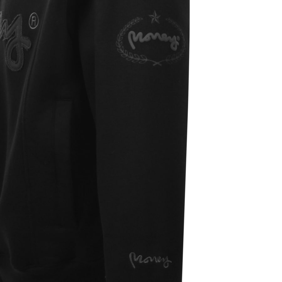 Image number 4 for Money Sig Ape Zip Hoodie Black