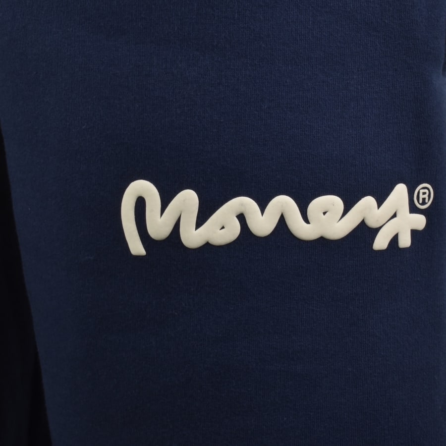 Image number 3 for Money Sig Puff Joggers Navy