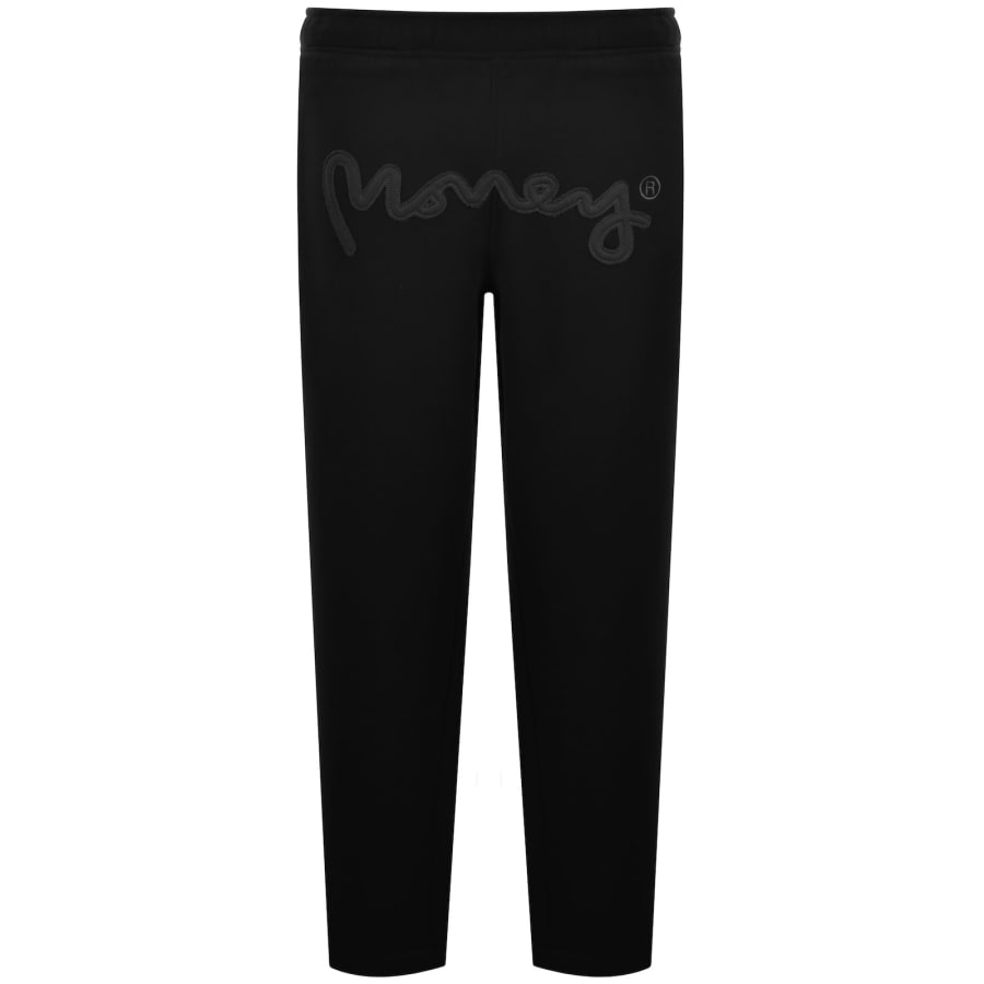 Image number 1 for Money Sig Ape Zip Joggers Black