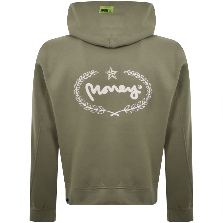 Image number 4 for Money Laurel Sig Ape Zip Hooded Tracksuit Khaki