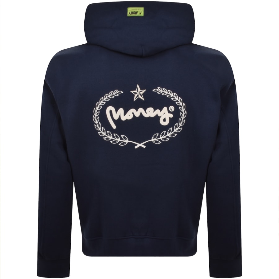 Image number 4 for Money Laurel Sig Ape Zip Hooded Tracksuit Navy