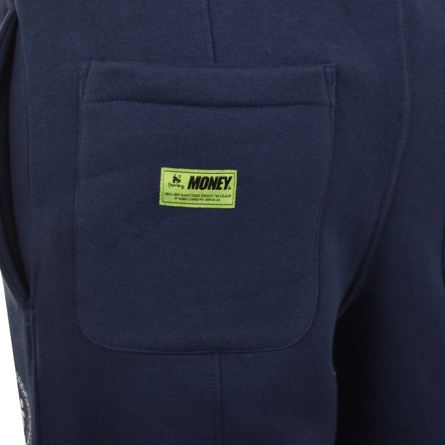 Image number 5 for Money Laurel Sig Ape Zip Hooded Tracksuit Navy