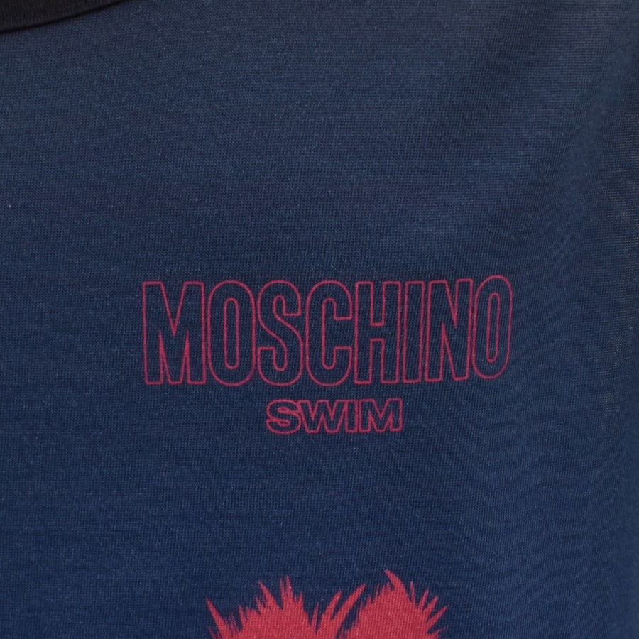 Image number 3 for Moschino Swim Vest Top Blue