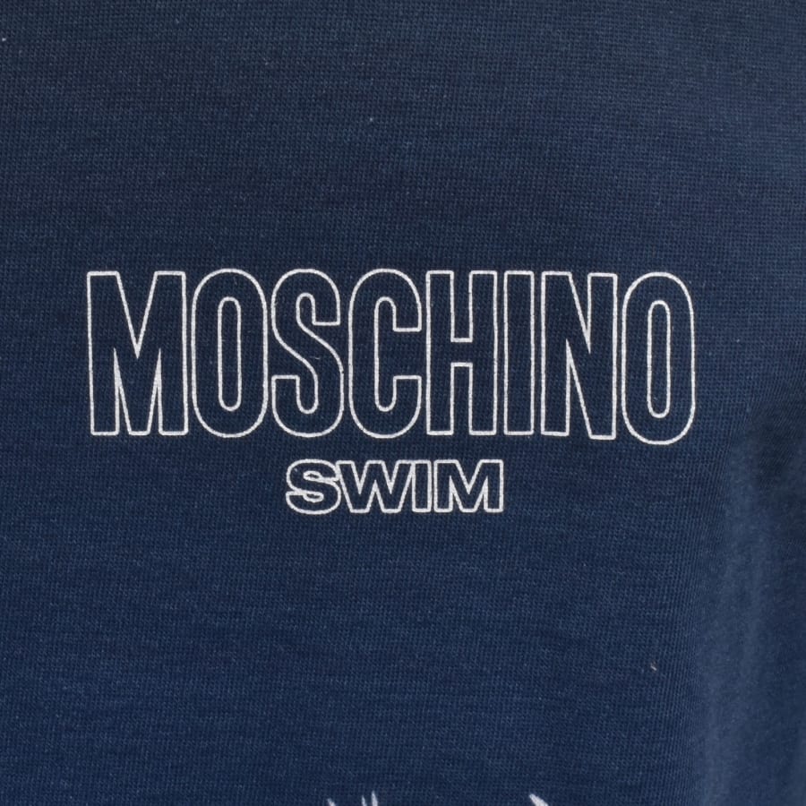 Image number 3 for Moschino Swim Vest Top Blue