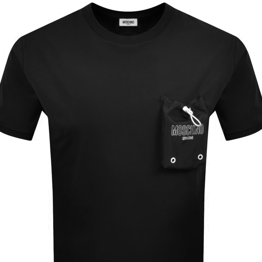 Image number 2 for Moschino Swim Pocket T Shirt Black