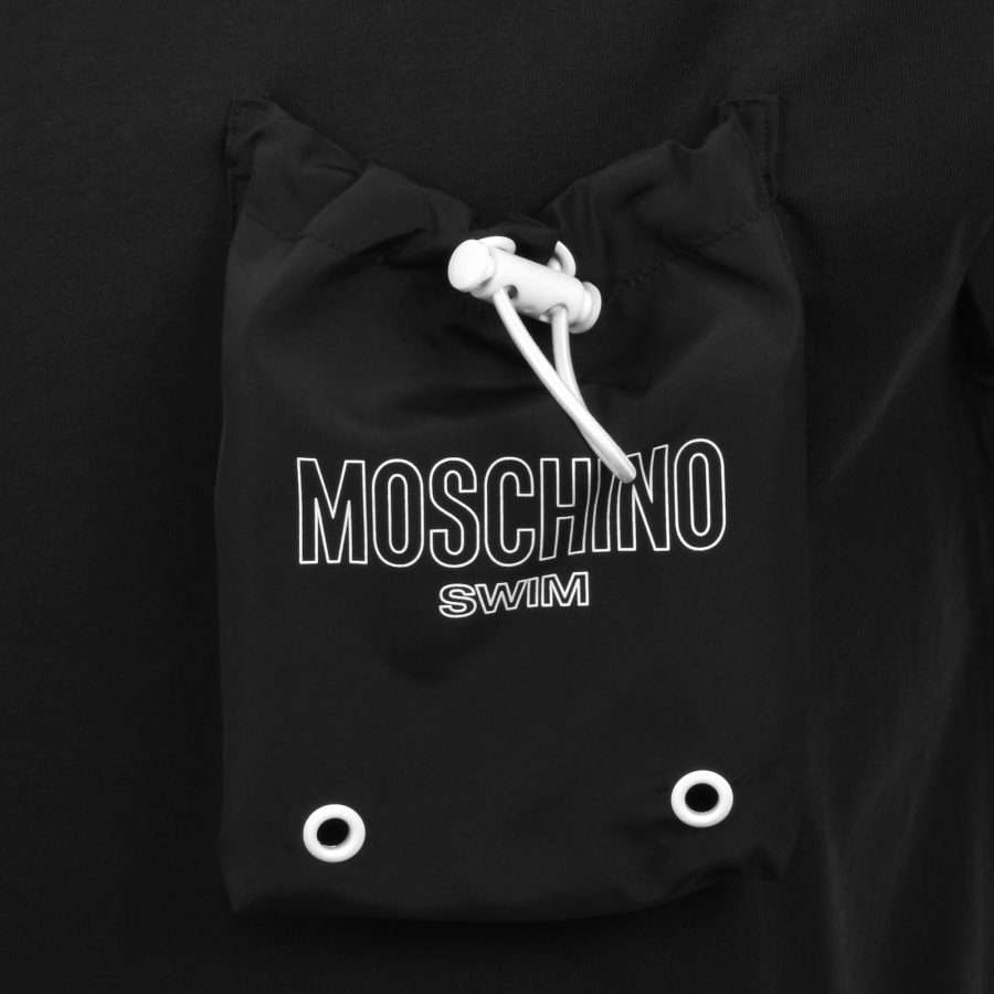 Image number 3 for Moschino Swim Pocket T Shirt Black