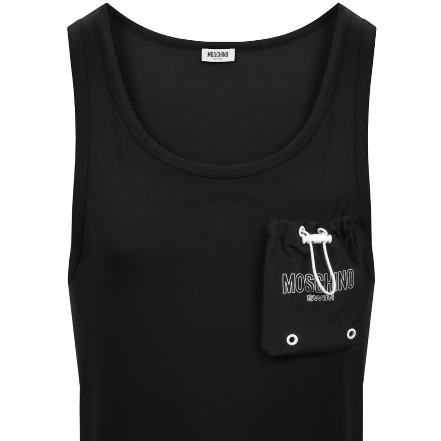 Image number 2 for Moschino Swim Pocket Vest Black