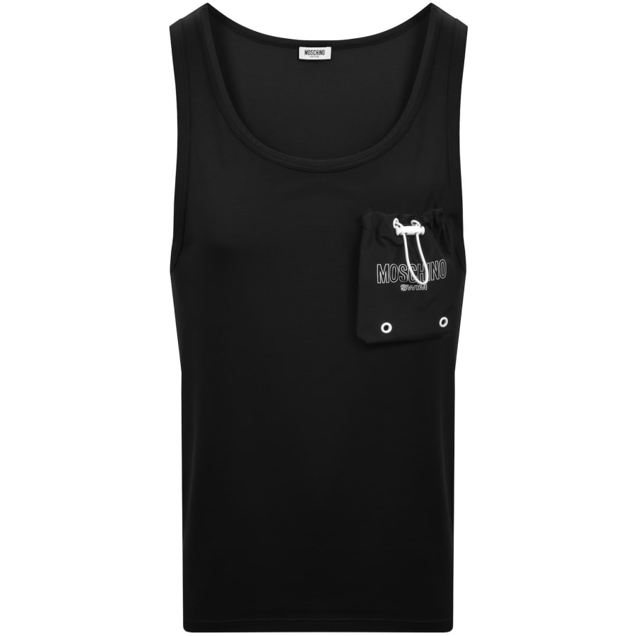 Image number 1 for Moschino Swim Pocket Vest Black