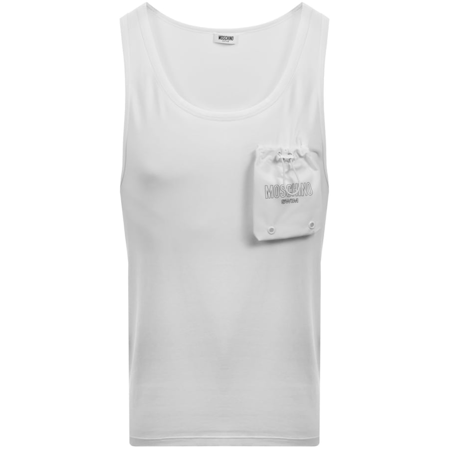 Image number 1 for Moschino Swim Pocket Vest White